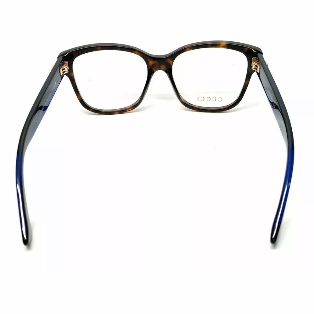 Gucci Women's Havana Blue Red Eyeglasses! - Picture 4 of 4